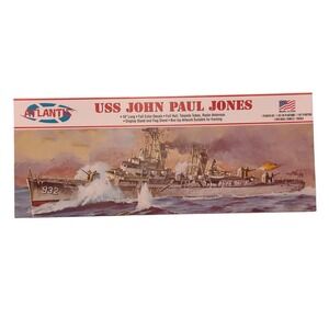 ATLANTIS H309 USS JOHN PAUL JONES‎ MODEL KIT New In Box 1:320 SCALE